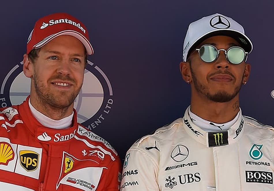 Tetracampeões Hamilton e Vettel querem igualar Fangio em 2018
