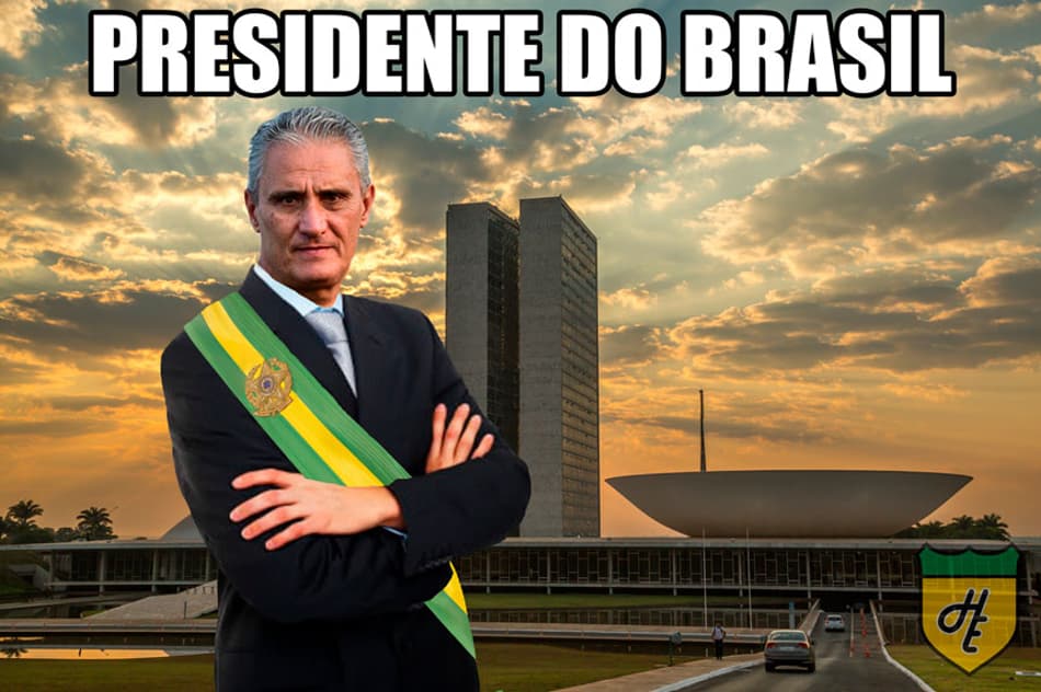 Tite não curte zoeira sobre ser presidente do Brasil: ‘Não brinquem’