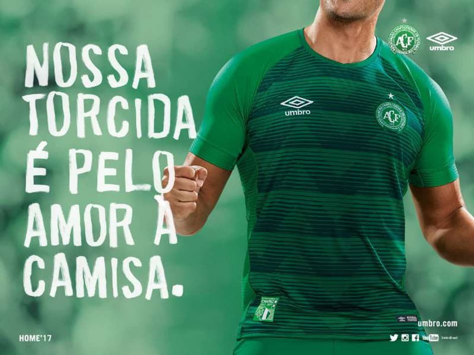Novos uniformes da Chapecoense homenageiam centenário da cidade