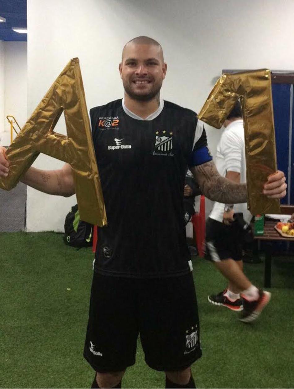 Ex-Flu, Mattis celebra volta por cima, acesso e idolatria no Bragantino
