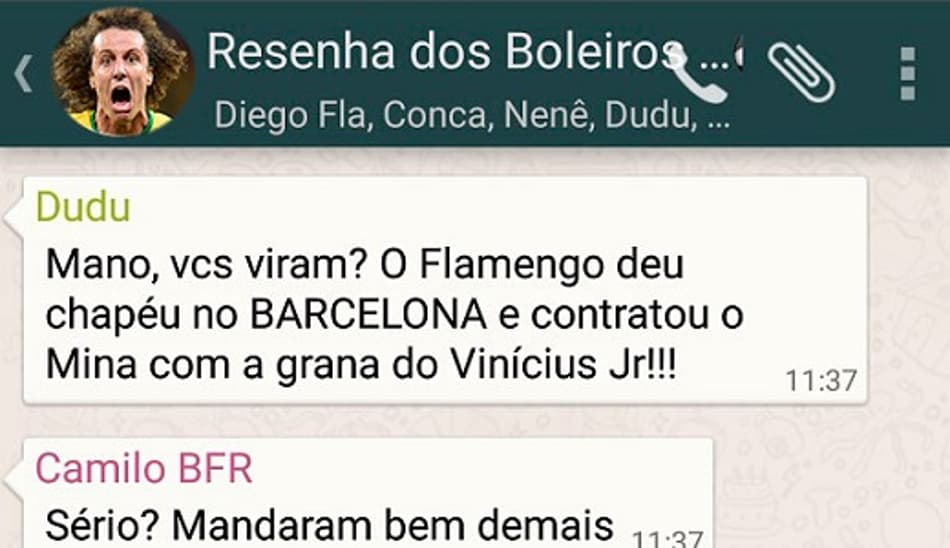 WhatsApp da Zoeira: a resenha dos boleiros dessa semana