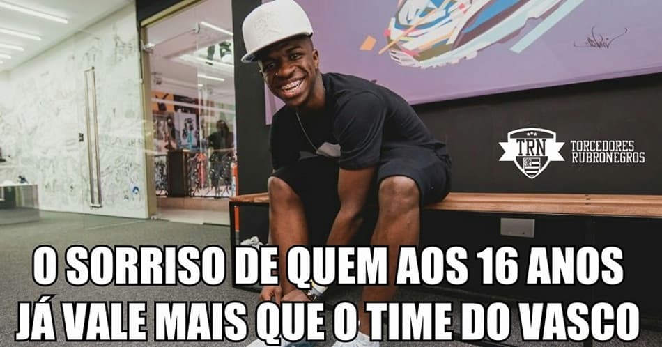 Rubro-negros tiram onda com venda de Vinícius Júnior; veja memes