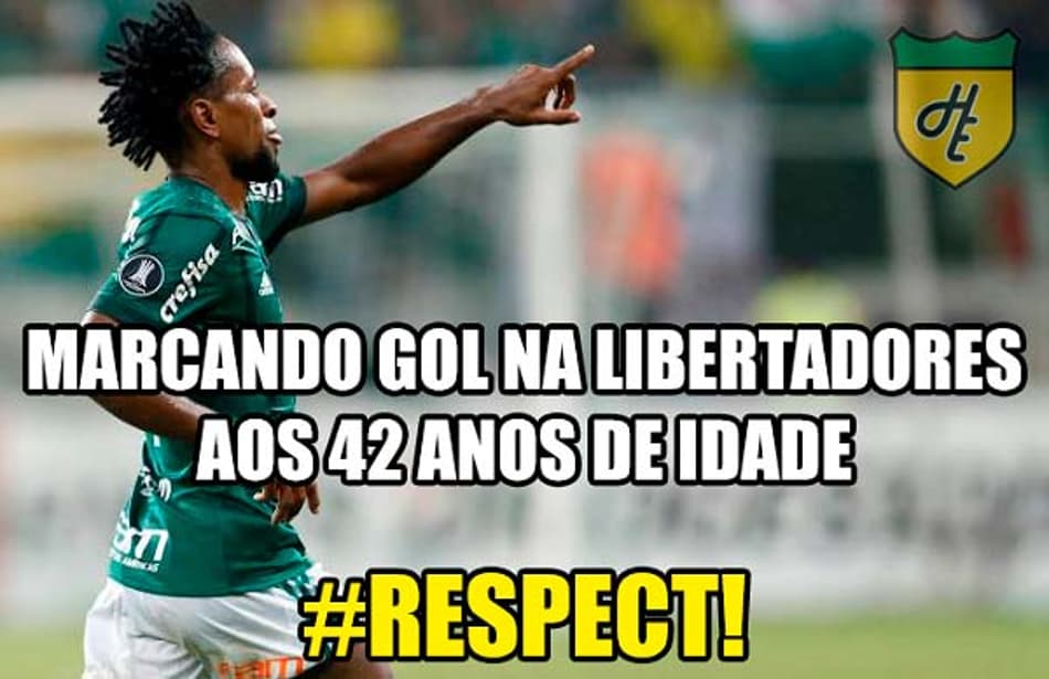Golaço de Zé Roberto leva internet à loucura e jogador faz post