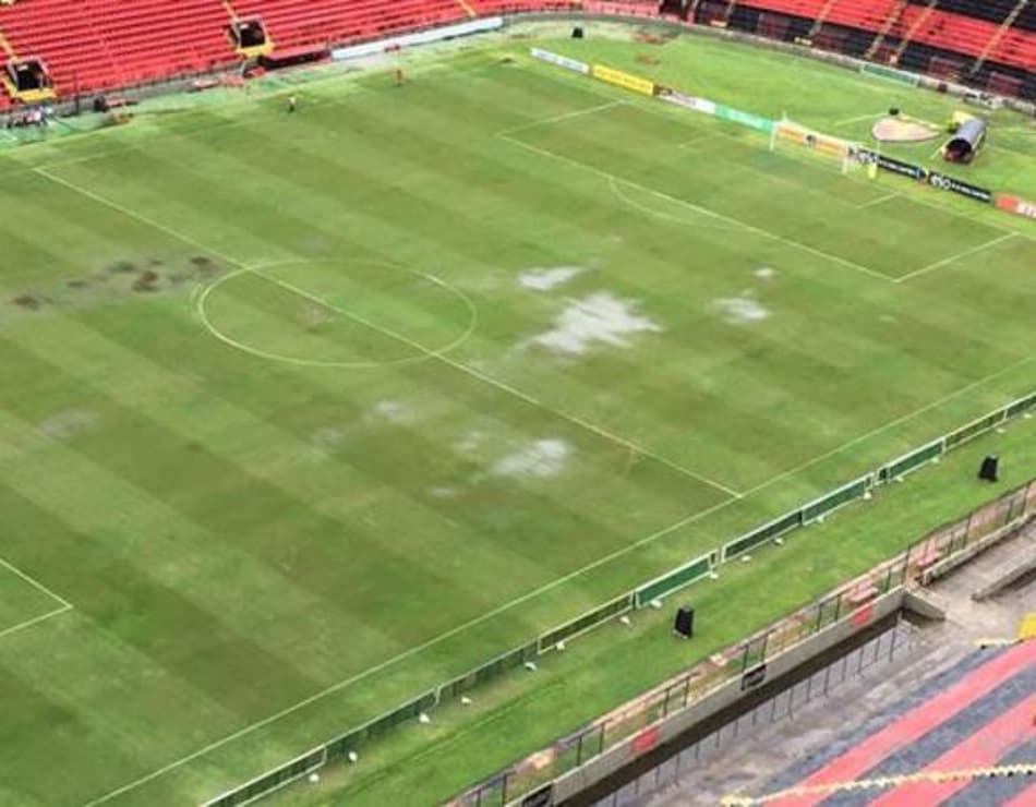 Sport e Botafogo devem enfrentar dificuldades em gramado alagado