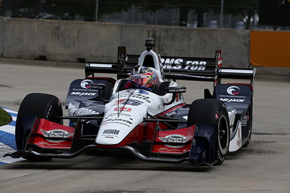 Indy: Rahal herda pole em Detroit após punição de Castroneves
