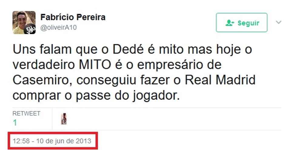 Real foi alvo de piadas quando contratou Casemiro; relembre