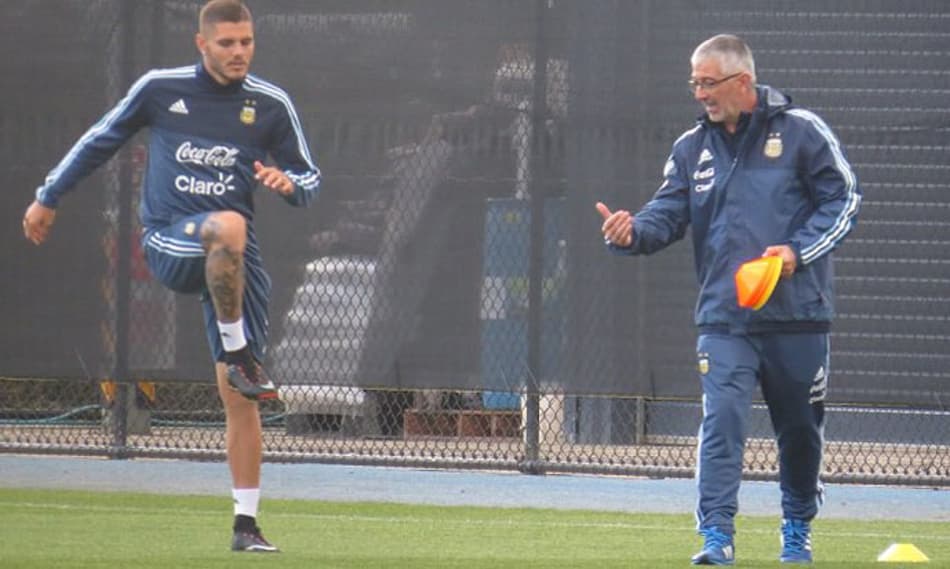 Argentina faz o primeiro treino para amistoso contra a Rússia