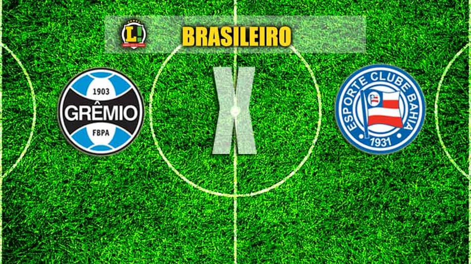 Grêmio recebe o Bahia em partida que encerra a rodada do Brasileiro
