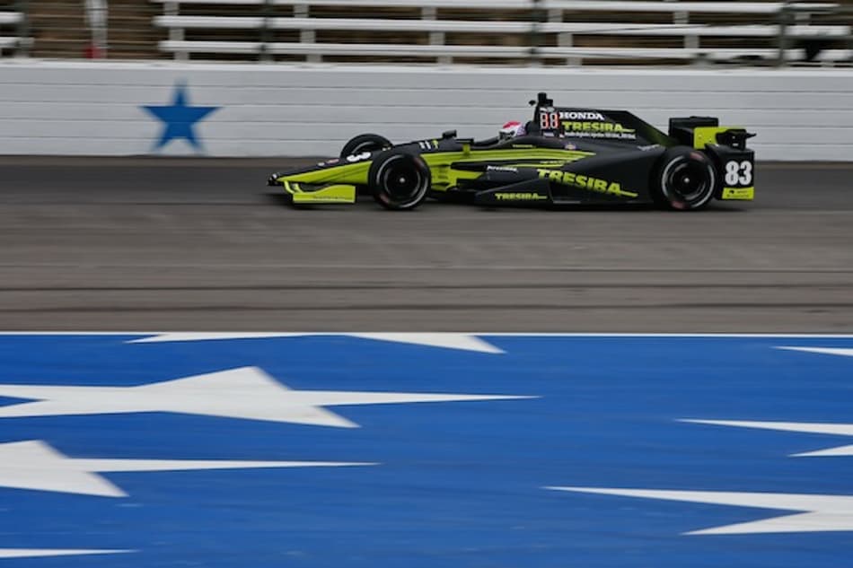 Indy: Charlie Kimball faz a pole e a volta recorde no Texas