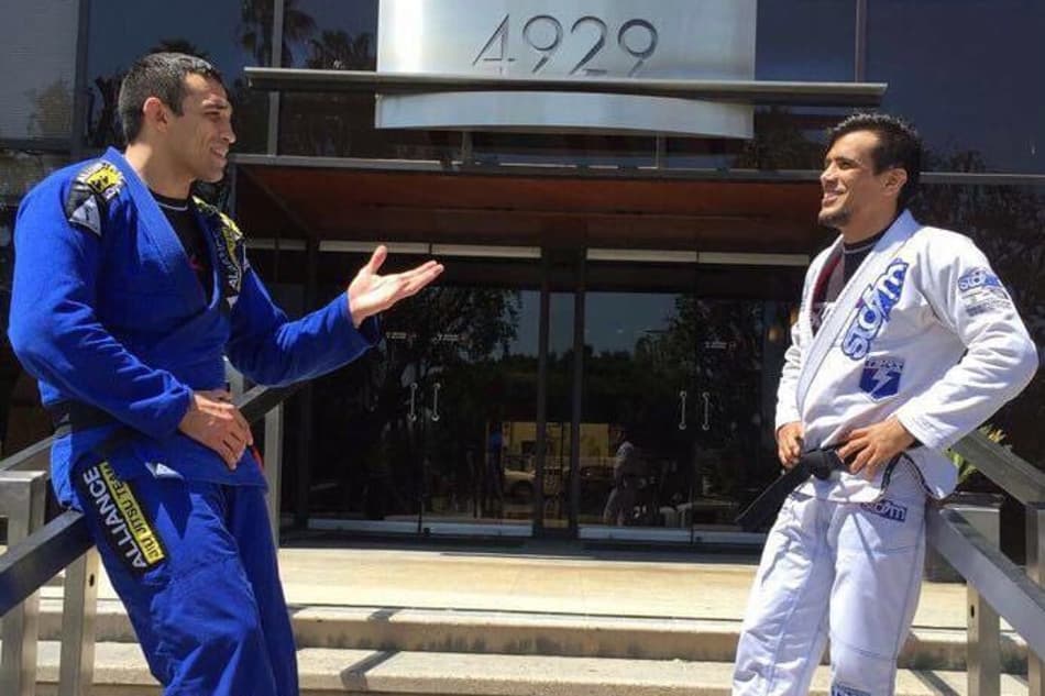 Fabricio Werdum comemora treinos com campeão mundial de jiu-jitsu