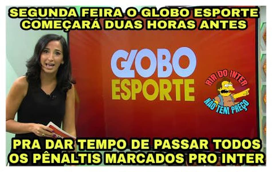 'Batalha dos apitos'! Rivais ironizam os quatro pênaltis a favor do Inter