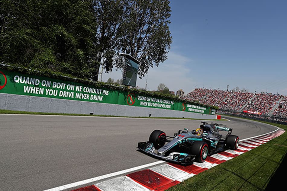 Hamilton garante dobradinha em corrida tumultuada no Canadá
