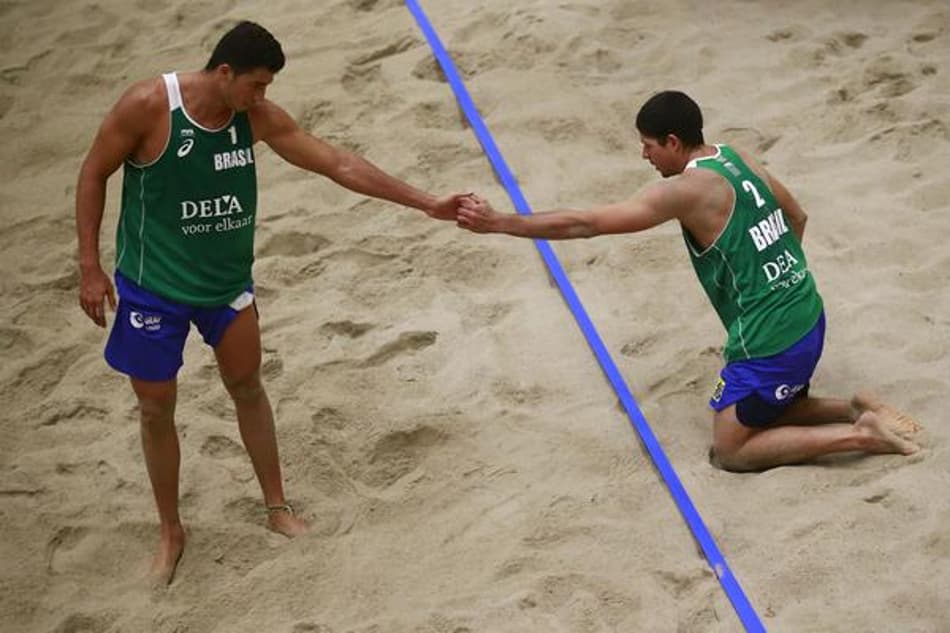 Duplas masculinas se despedem da etapa de Haia do Circuito Mundial