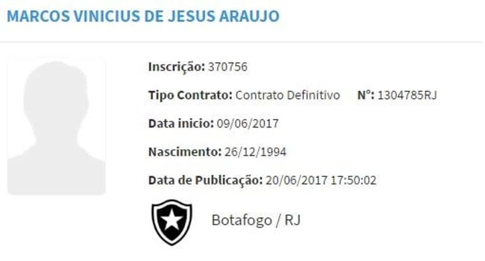 Marcos Vinícius - Botafogo