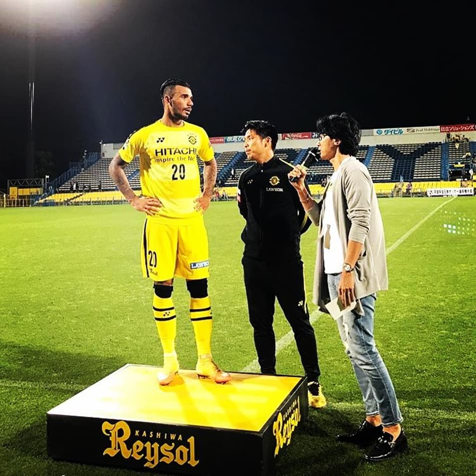 Ramon Lopes foi eleito o melhor jogador do Kashiwa na Copa do Imperador