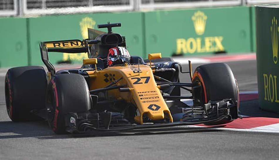 Hulkenberg e Palmer abandonaram o GP do Azerbaijão