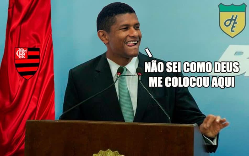 Márcio Araújo em alguma entrevista pelo Flamengo