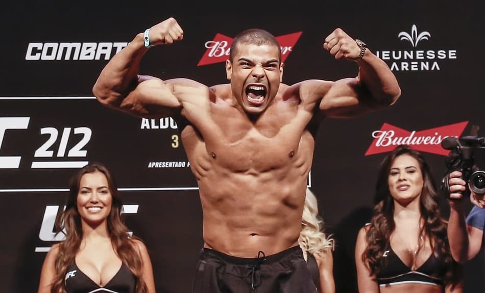 ‘Preparado’, Paulo Borrachinha assume posição de ‘promessa’ no UFC