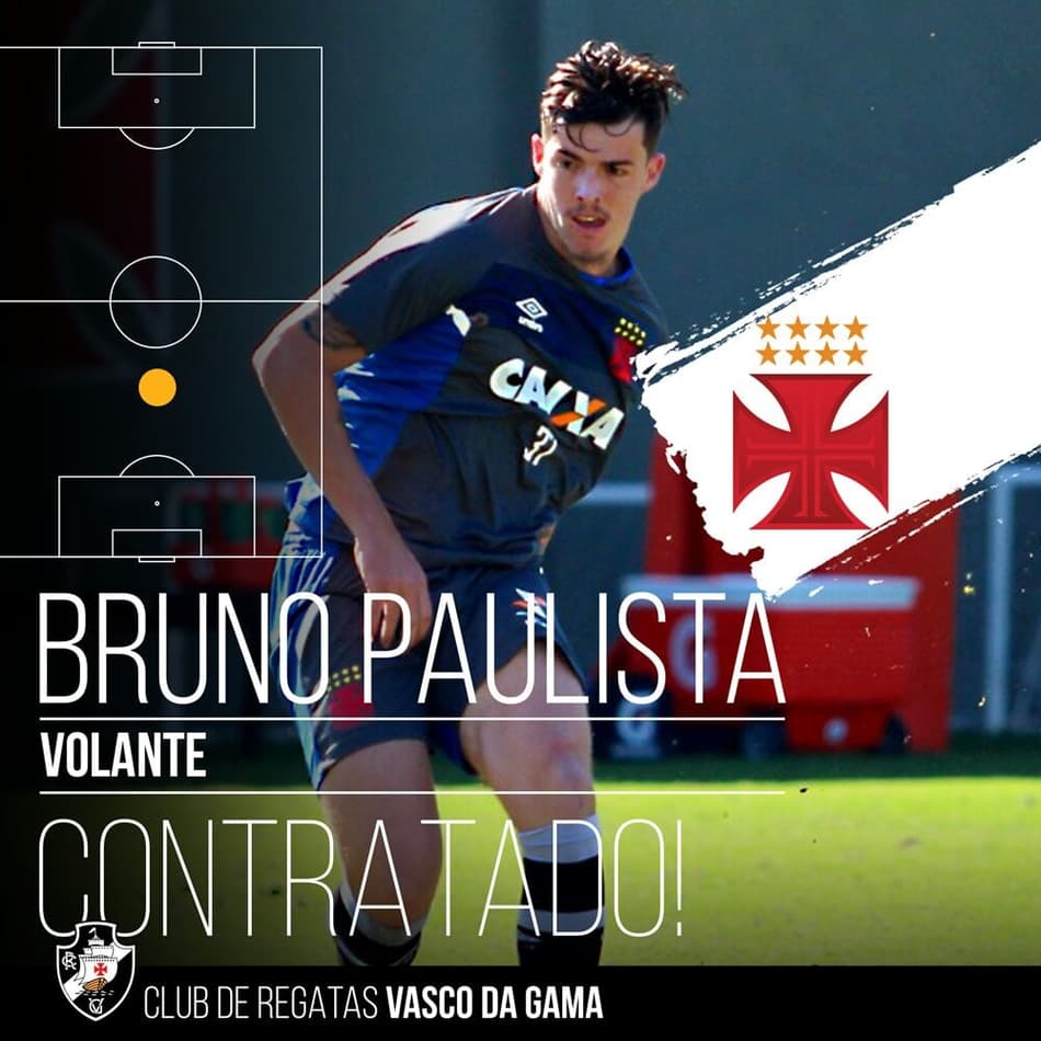Sete meses de novela e final é feliz: Vasco anuncia Bruno Paulista