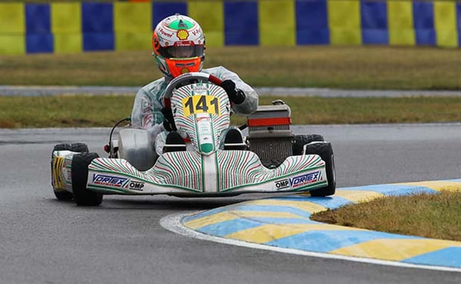 Gianluca Pentecof é sexto no Mundial de Kart representando a Academia Shell Racing