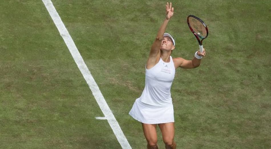 Kerber vence sem sustos na estreia em Wimbledon