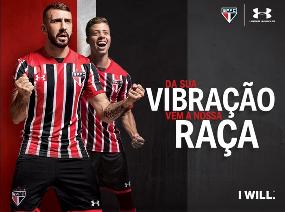 São Paulo lança nova camisa 2. Estreia será neste domingo, contra o Santos