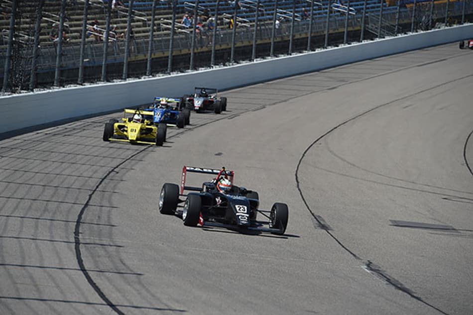 USF2000: Kohl fecha etapa em sétimo em Iowa