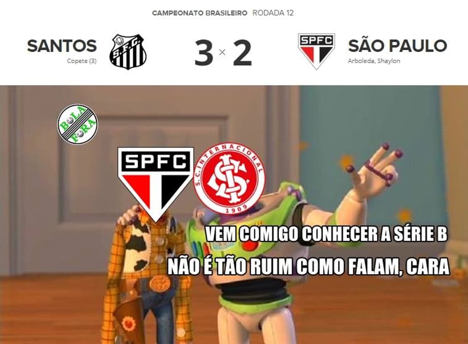 Os melhores memes da vitória do Santos sobre o São Paulo