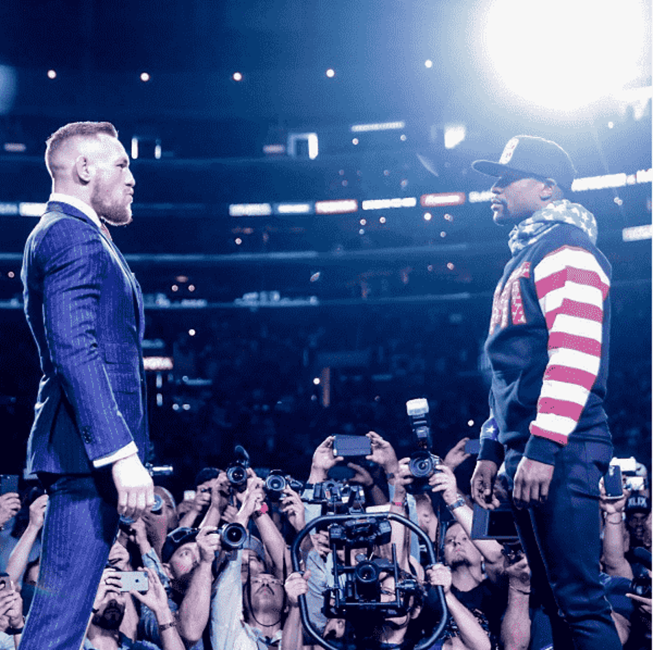Vídeo revela o que foi dito por McGregor e Floyd em encarada