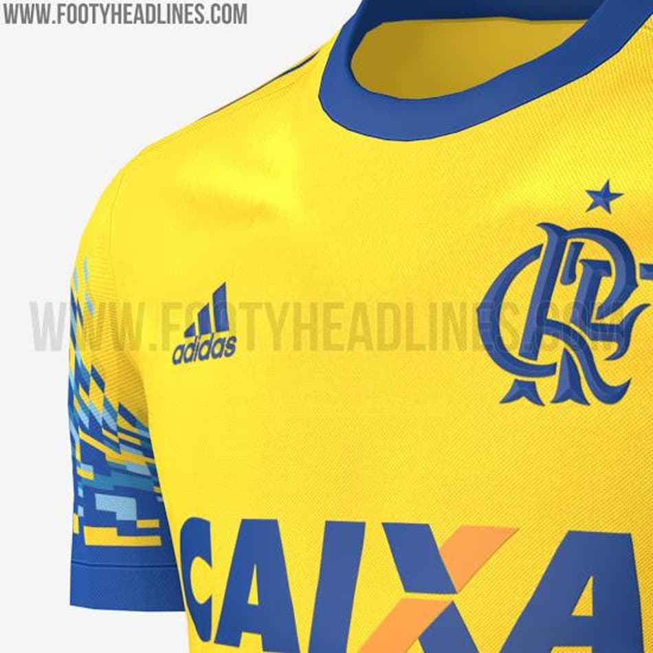 Flamengo vai de amarelo e azul em nova camisa 3. Veja imagens da novidade!