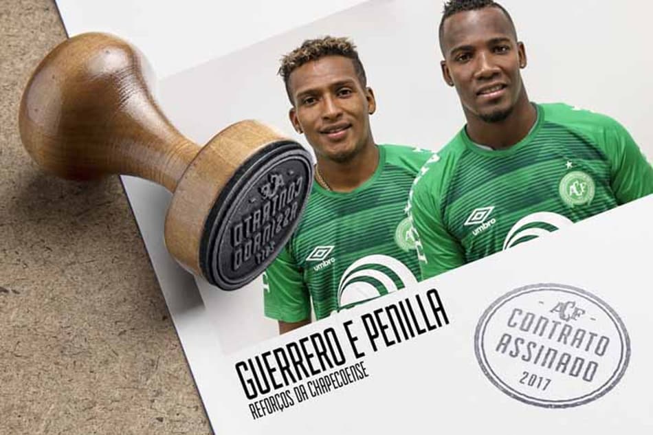 Casa nueva! Chapecoense anuncia dupla de atacantes equatorianos
