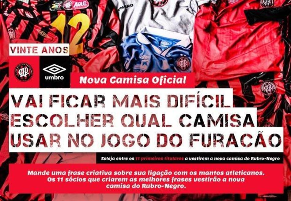 Atlético-PR promove ação especial com sócios para lançamento de uniforme
