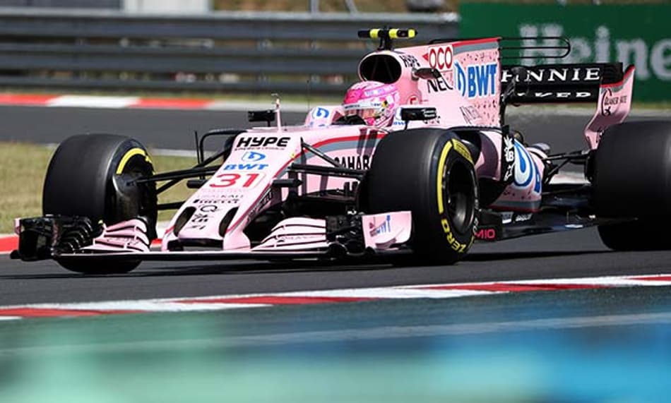 Force India fora do top10 durante os treinos em Hungaroring