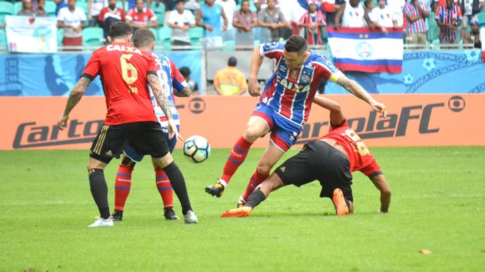 Jogadores do Bahia lamentam sequência sem vitórias na Fonte Nova