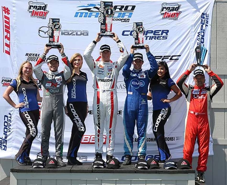 Pro-Mazda: Terceiro pódio para Carlos Cunha Filho nos Estados Unidos