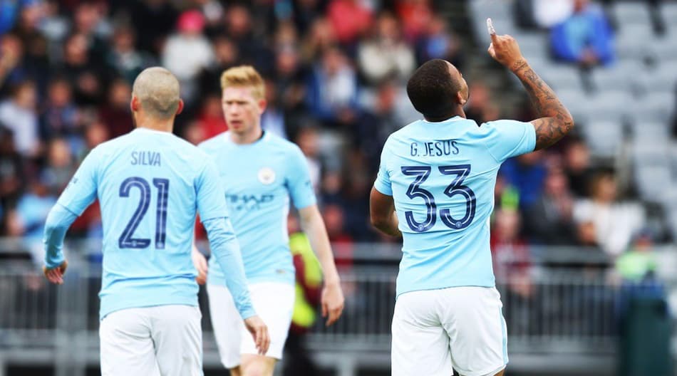 Em ensaio para o Inglês, Jesus marca, e City goleia em amistoso