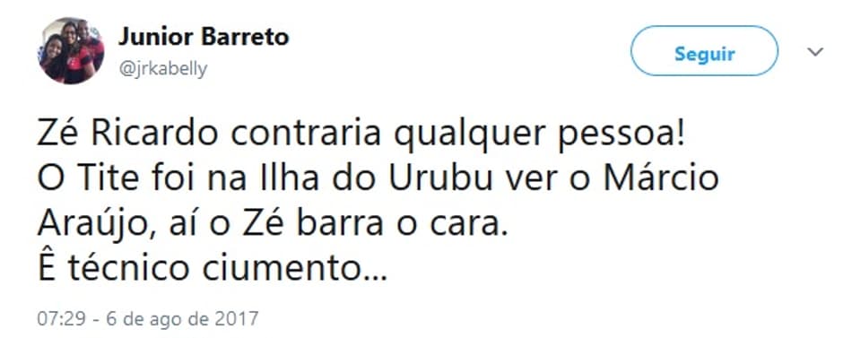 Ausência de Márcio Araújo no time titular repercute nas redes sociais
