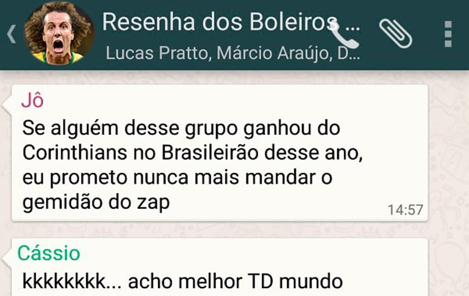 WhatsApp da Zoeira 42: a resenha dos boleiros dessa semana