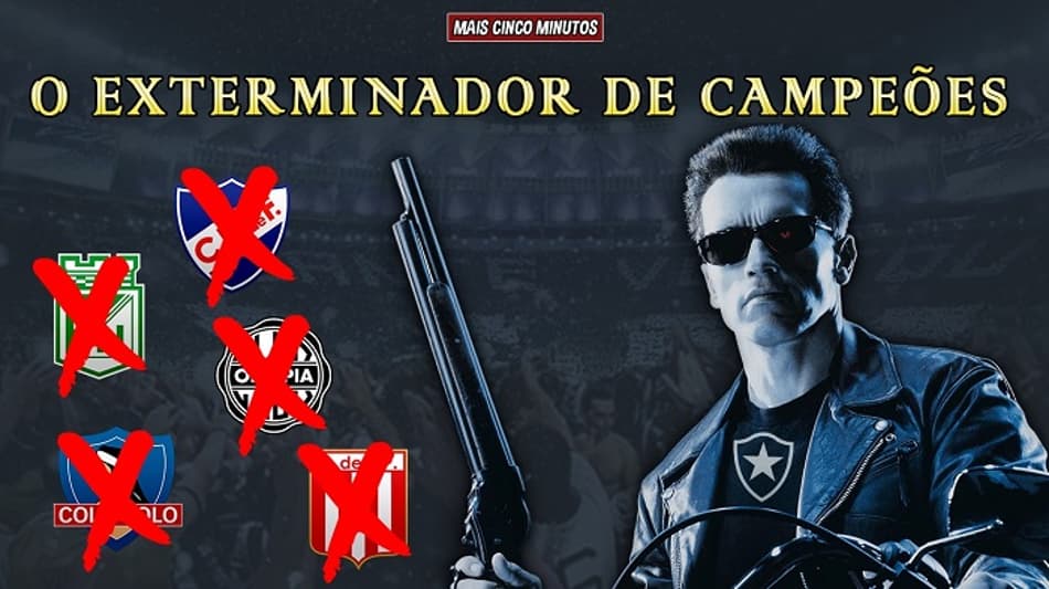 Exterminador de campeões! Veja os memes da classificação do Botafogo na Libertadores