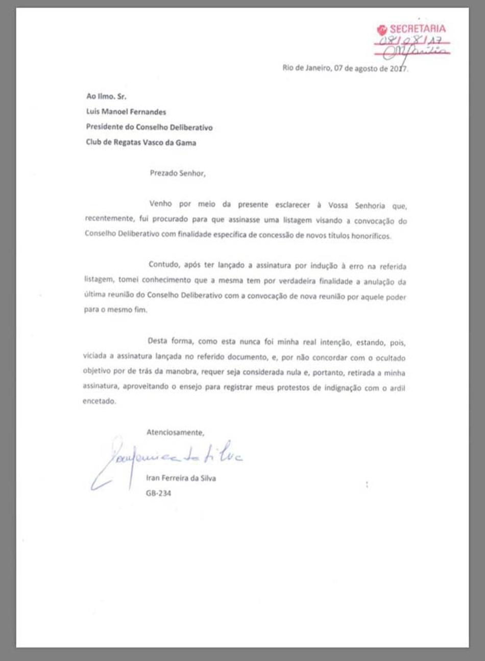 O LANCE! teve acesso aos documentos. Confira a seguir a galeria especial com outras imagens relacionadas ao caso