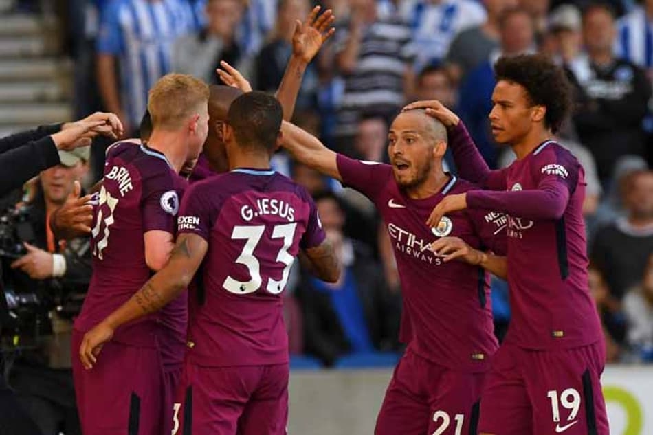 Manchester City sofre, mas vence o Brighton na estreia do Inglês