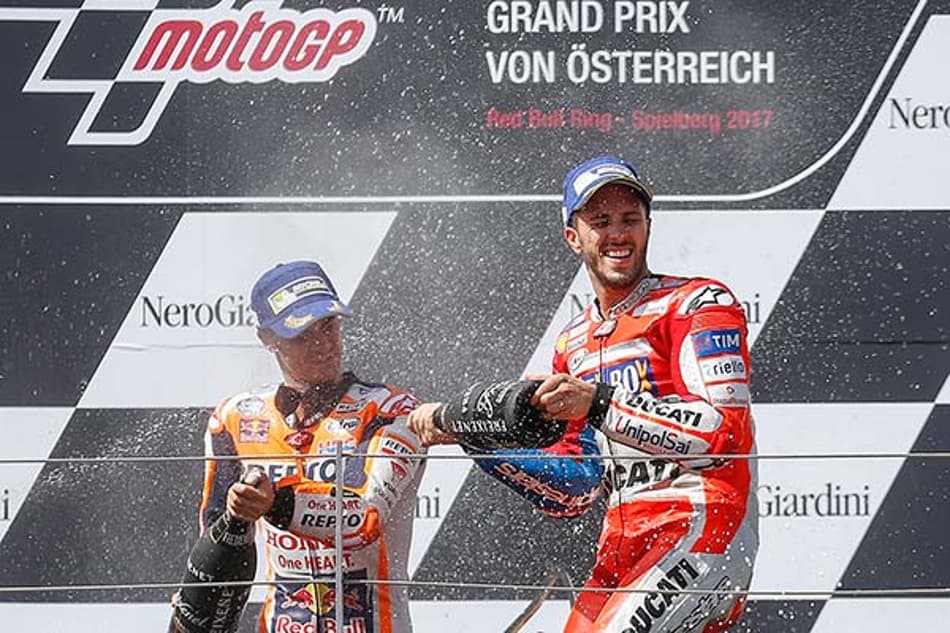 MOTOGP: Dovizioso supera Marquez e vence batalha na Áustria