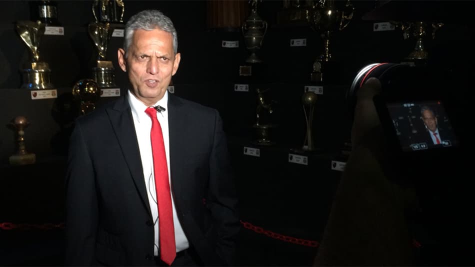 Rueda conheceu as instalações do Flamengo nesta segunda-feira. 