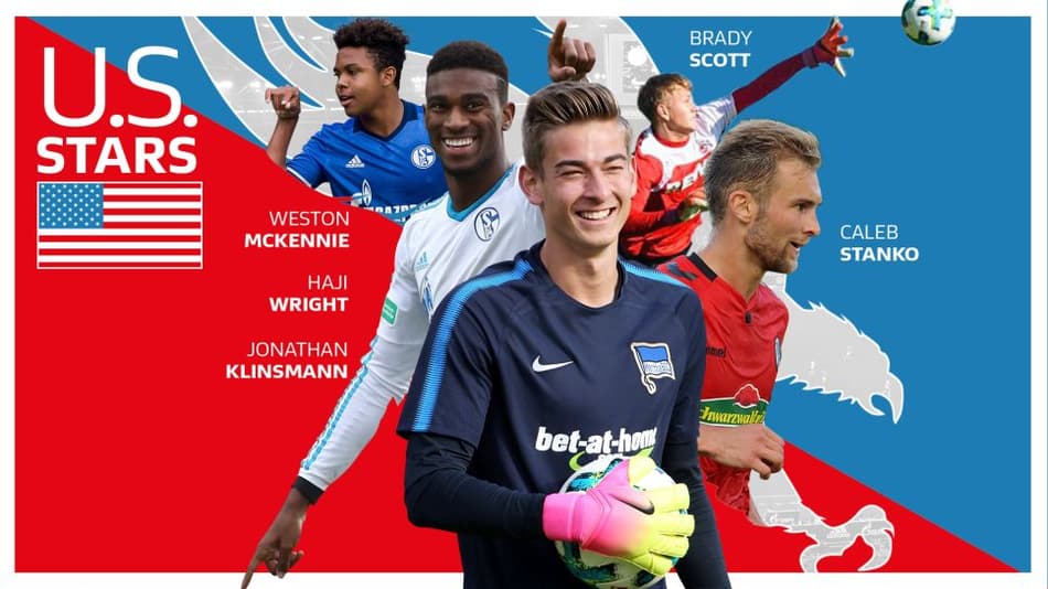 Bundesliga destaca onda de jovens jogadores norte-americanos na competição