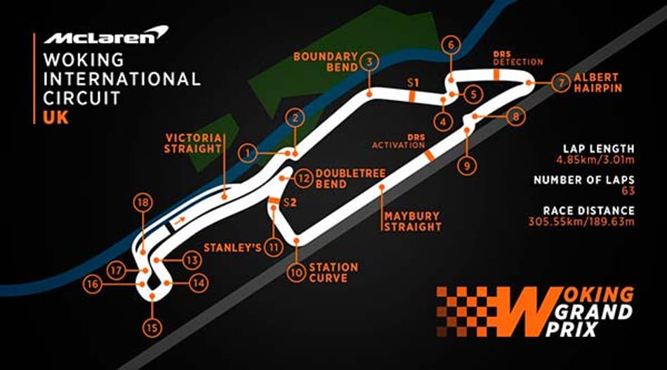 McLaren divulga projeto para GP em Woking