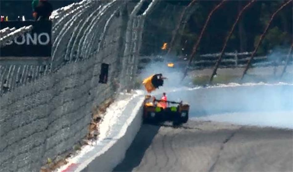 INDYCAR: Depois de forte acidente, Hunter-Reay é dúvida para corrida