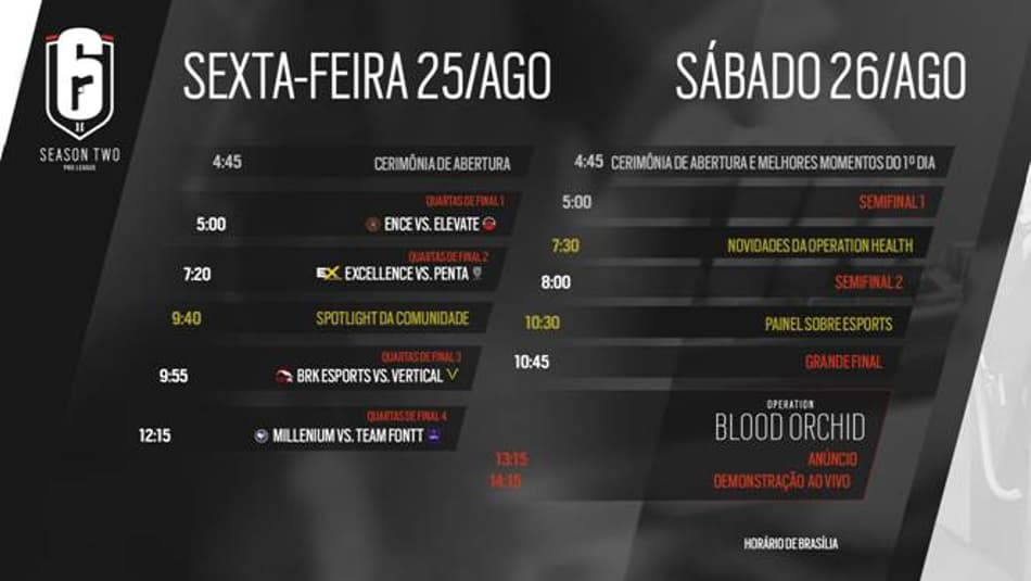 Por decisão brasileira, Team Fontt e BRK E-Sports estreiam nas finais mundiais da Rainbow Six Pro League