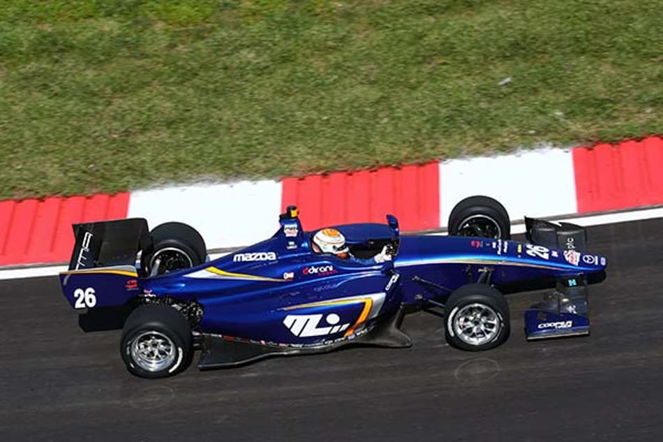 INDY LIGHTS: Leist sai de 12º para 3º, mas pneu furado tira pódio a 5 voltas do fim