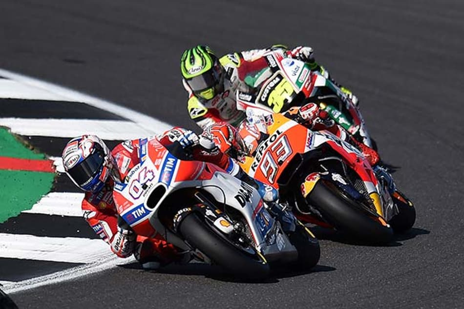 Dovizioso vence em Silverstone e é o novo líder da MotoGp; Marquez abandonou