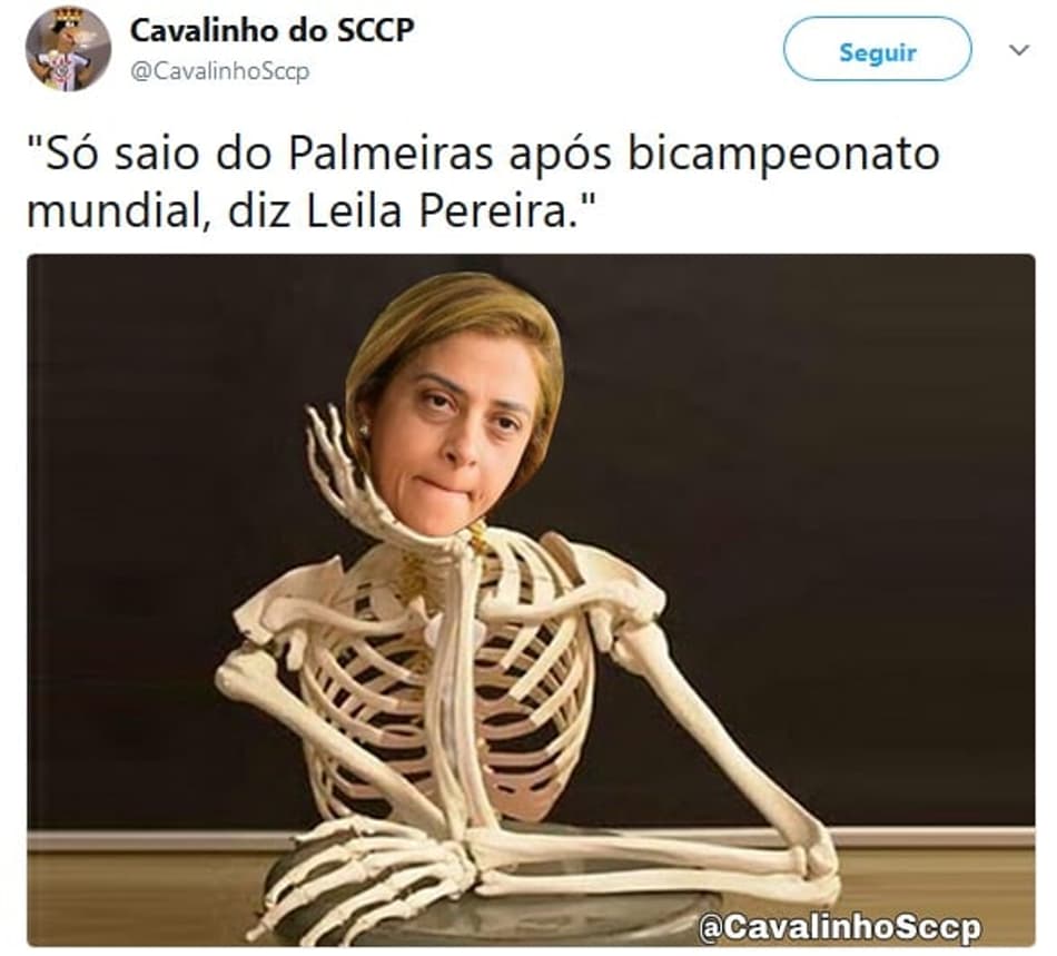 Declaração da patrocinadora do Palmeiras rendeu memes dos torcedores rivais